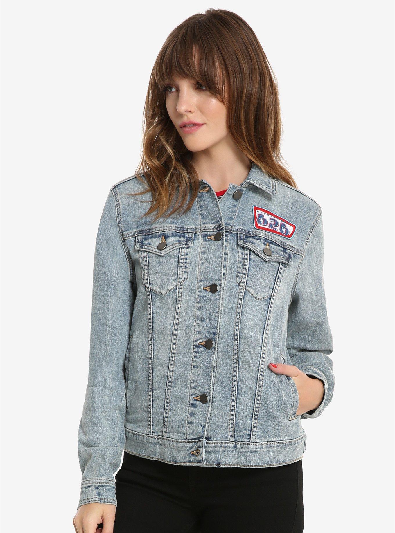 Disney Lilo & Stitch Denim Patch Jacket, MULTI, hi-res