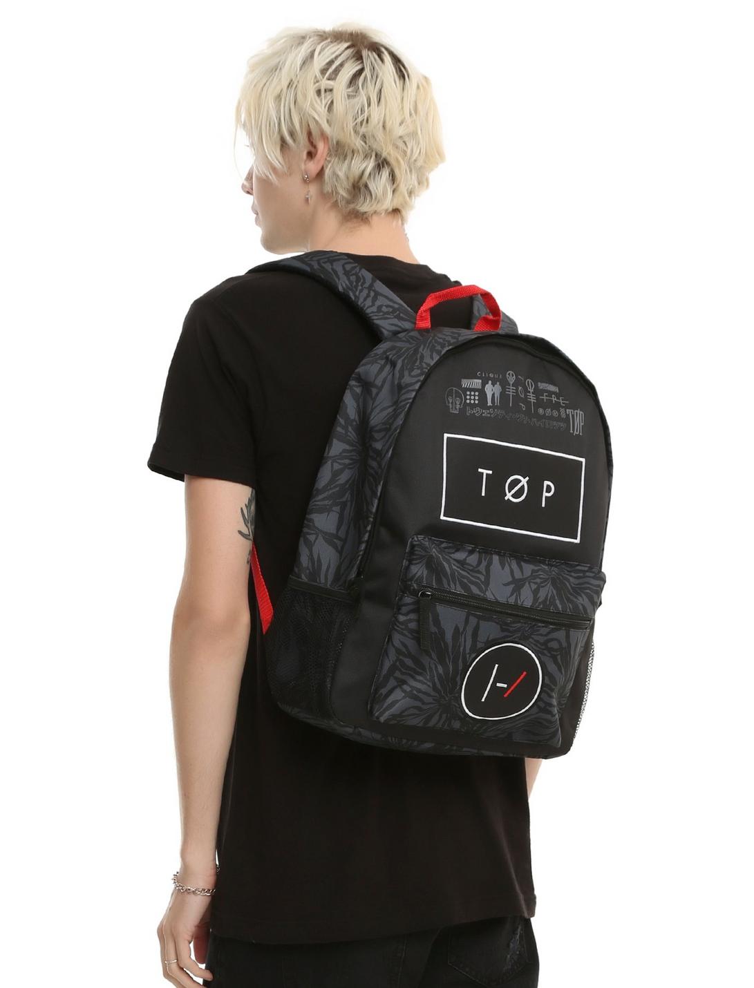 Twenty One Pilots Black Backpack, , hi-res