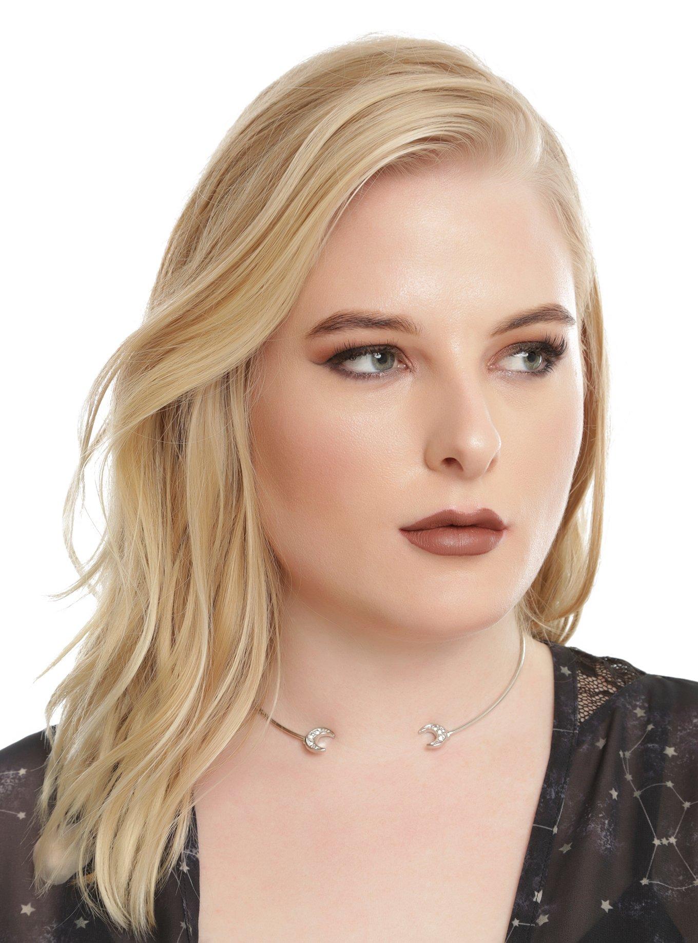 Metal Moon Open Choker, , hi-res