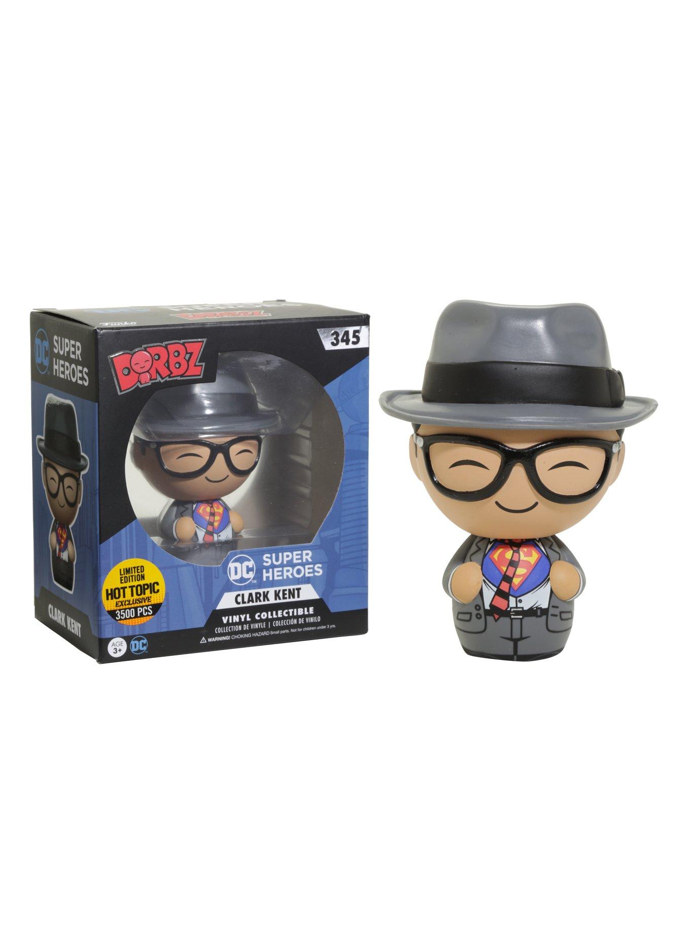 Funko DC Comics Superman Clark Kent Dorbz Vinyl Figure Limited Edition Hot Topic Exclusive, , hi-res