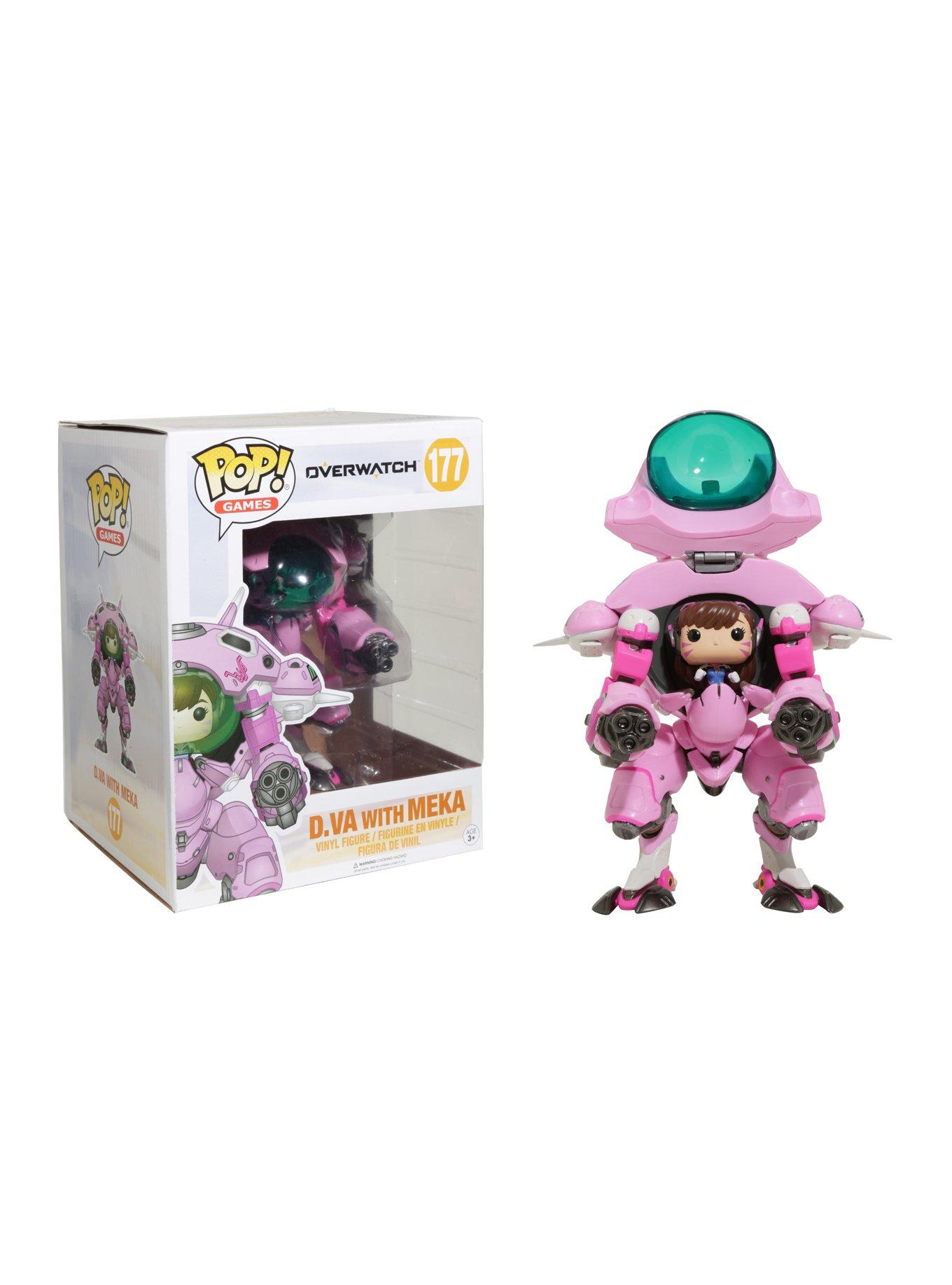 Funko Overwatch Pop! Games D.Va With Meka 6" Vinyl Figure, , hi-res