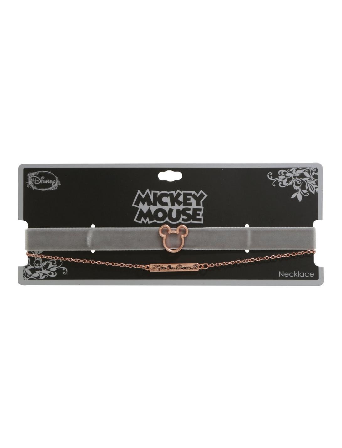 Disney Mickey Mouse If You Can Dream It Double Choker, , hi-res