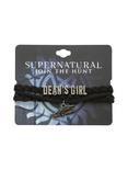 Supernatural Dean's Girl Baby Cord Faux Wrap Bracelet, , hi-res