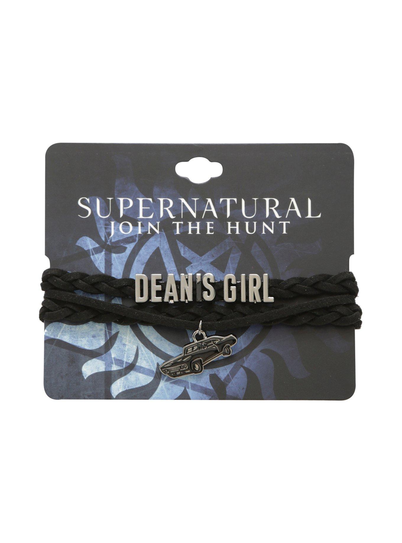 Supernatural Dean's Girl Baby Cord Faux Wrap Bracelet, , hi-res