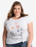 Doctor Who TARDIS Over London T-Shirt Extended Size, , hi-res