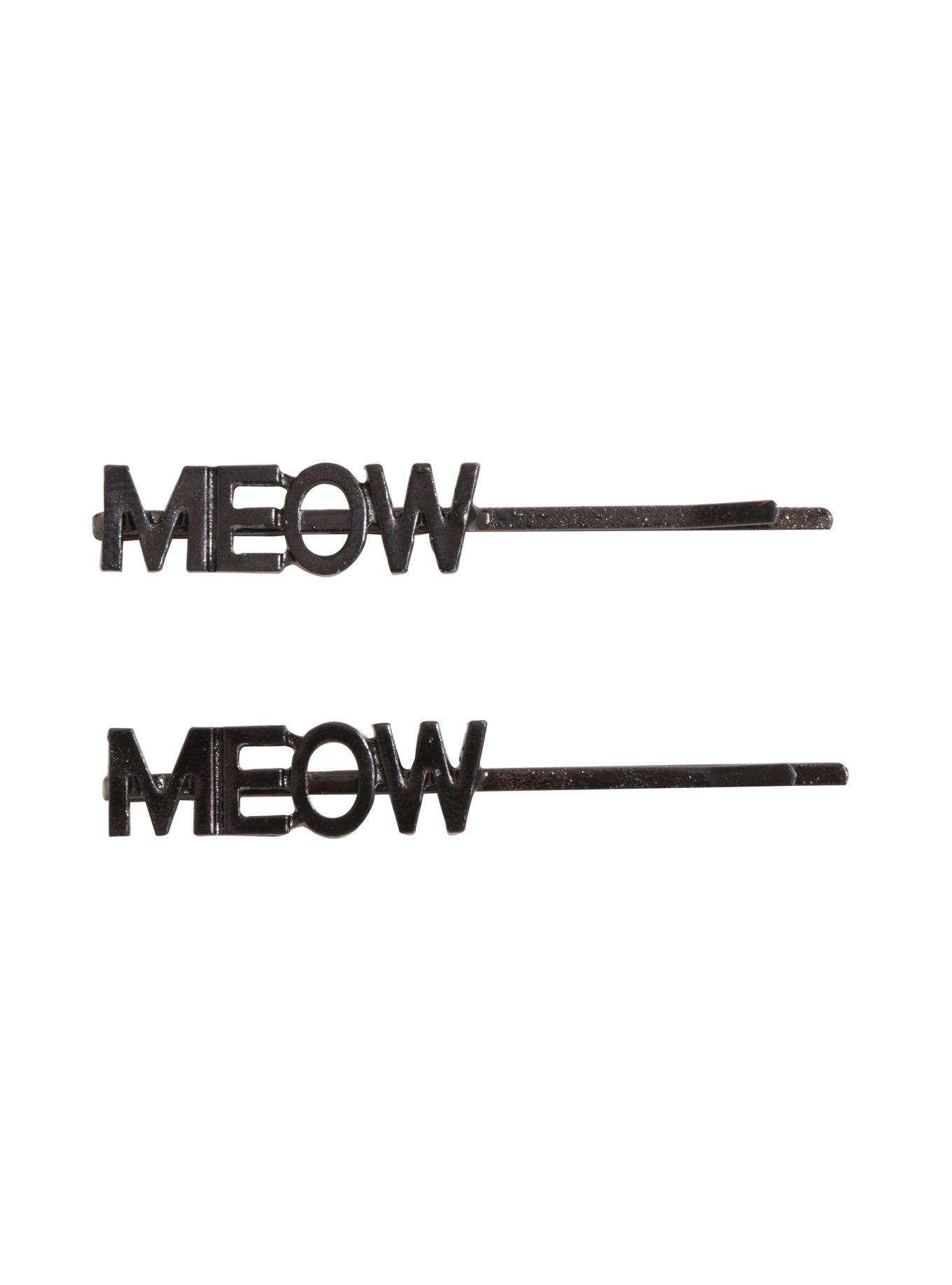 Meow Hair Clip Set, , hi-res