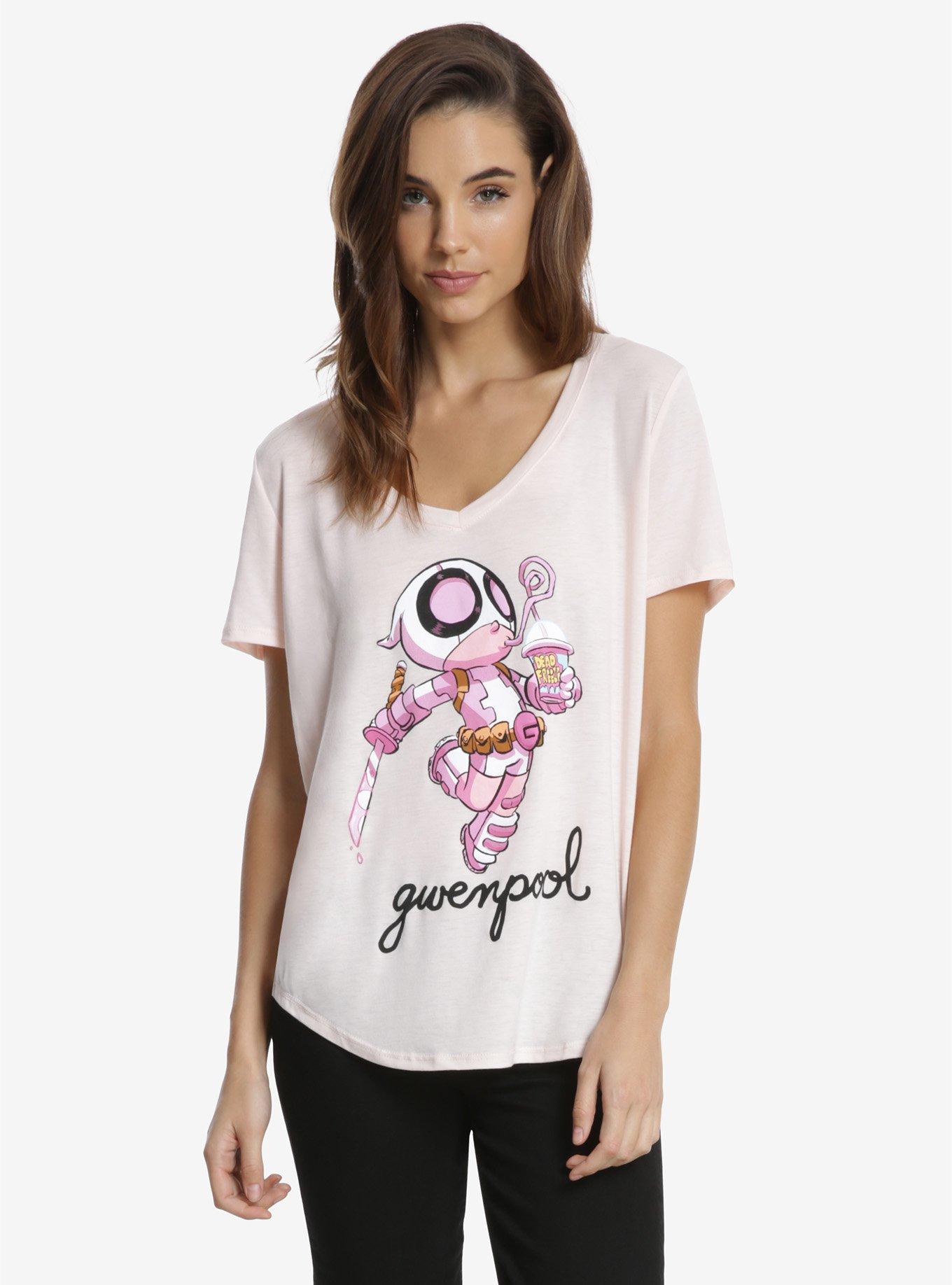 Marvel Gwenpool Womens Tee, PINK, hi-res