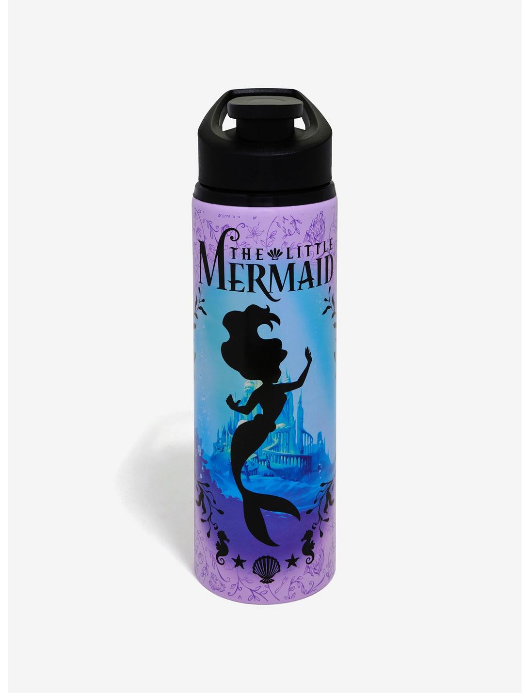 Disney The Little Mermaid Metal Water Bottle, , hi-res