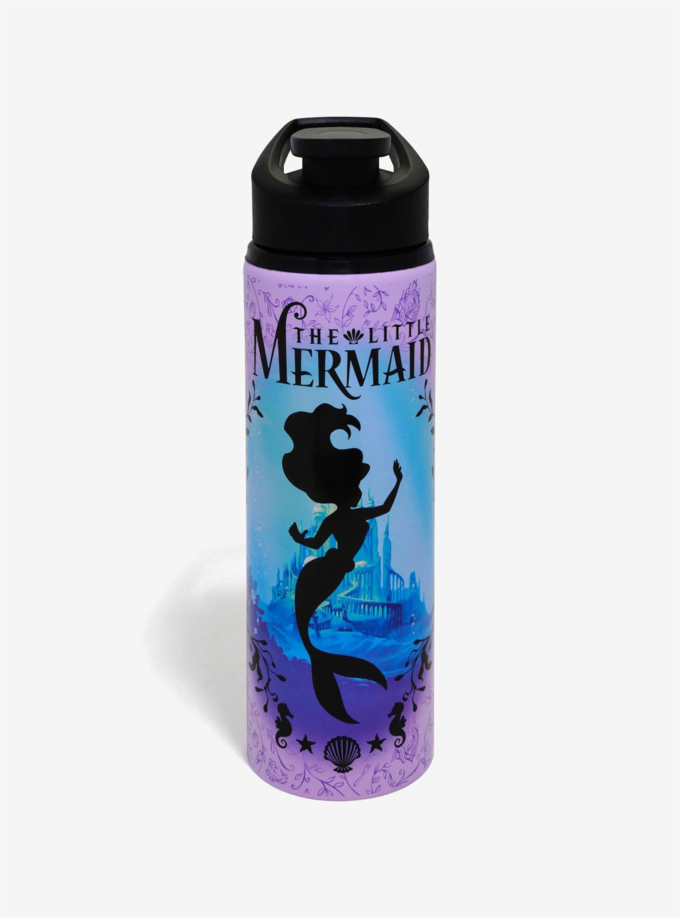 Disney The Little Mermaid Metal Water Bottle, , hi-res