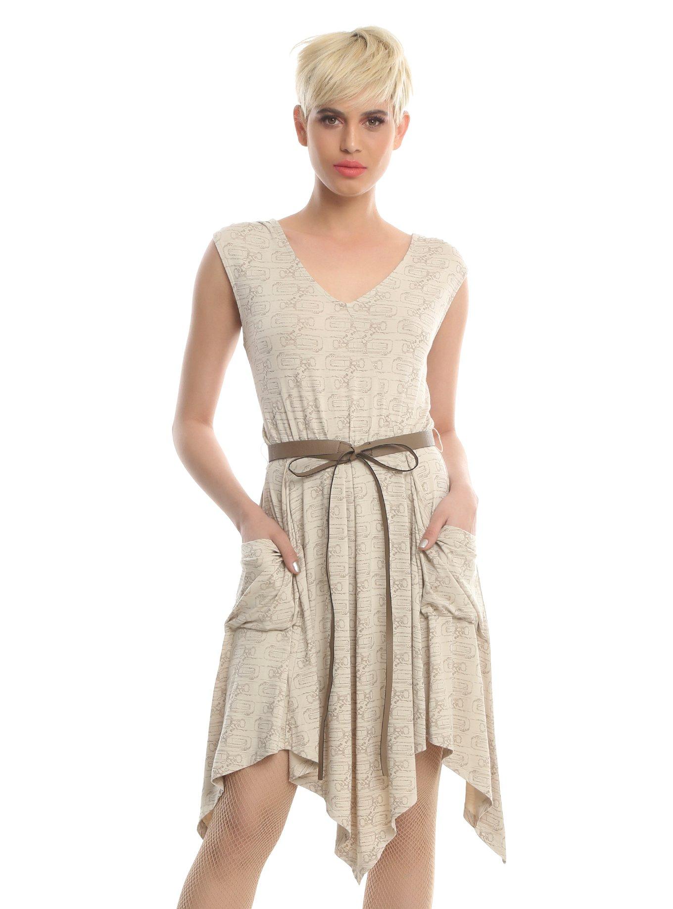 Her Universe Star Wars Rey Dress, WHITE, hi-res