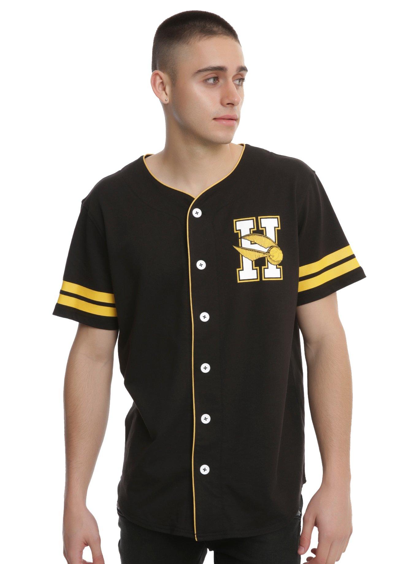 Harry Potter Hogwarts Baseball Jersey, BLACK, hi-res