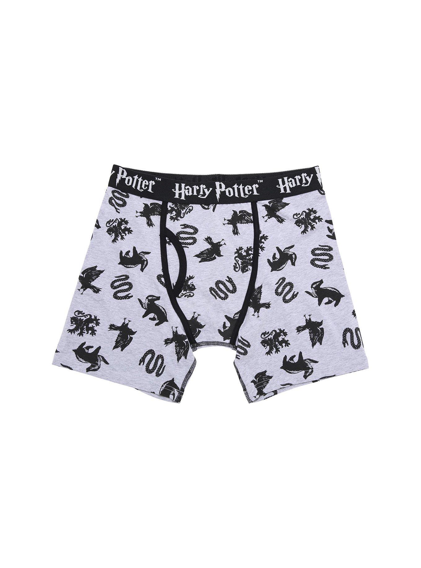 Harry Potter Hogwarts House Animals Boxer Briefs