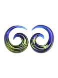 Blue And Yellow Glass Spiral Pincher 2 Pack, MULTI, hi-res