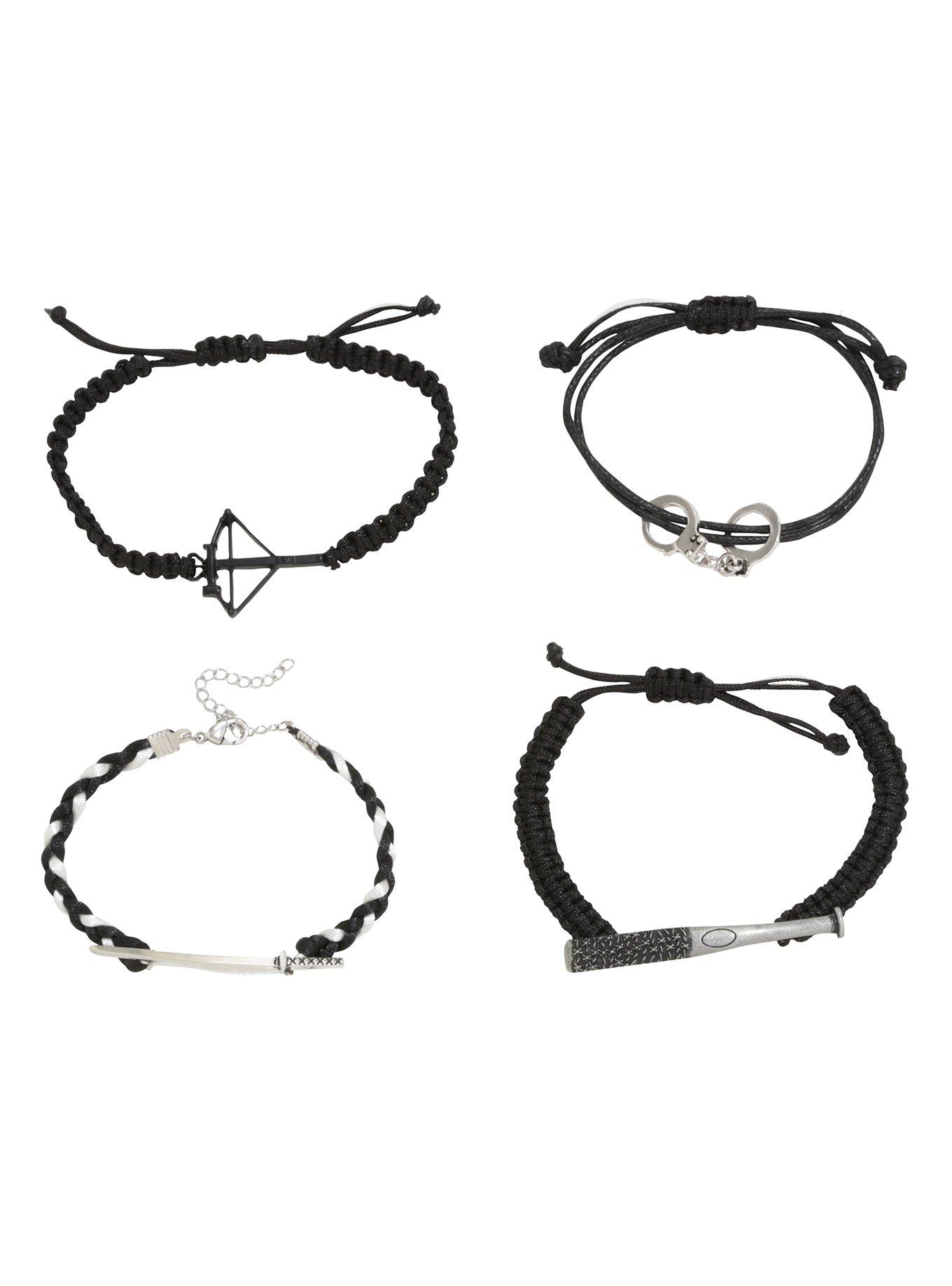 The Walking Dead Weapons Bracelet Set, , hi-res