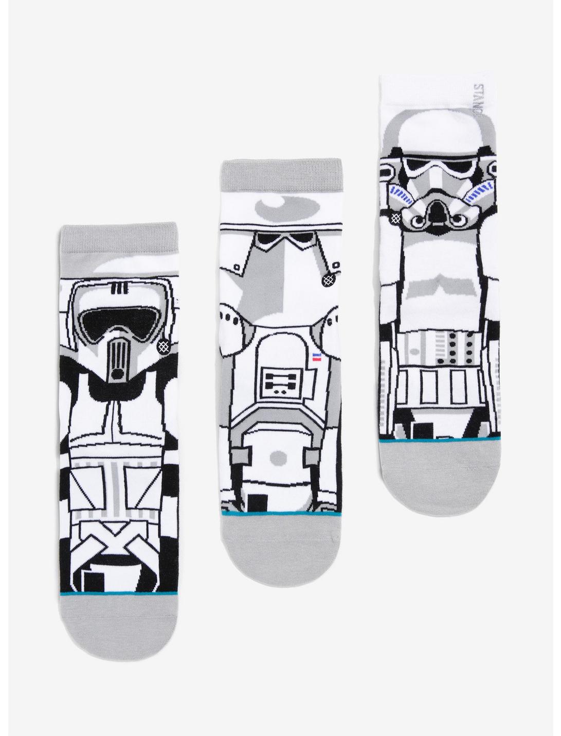 Stance Star Wars Trooper Youth Socks, WHITE, hi-res