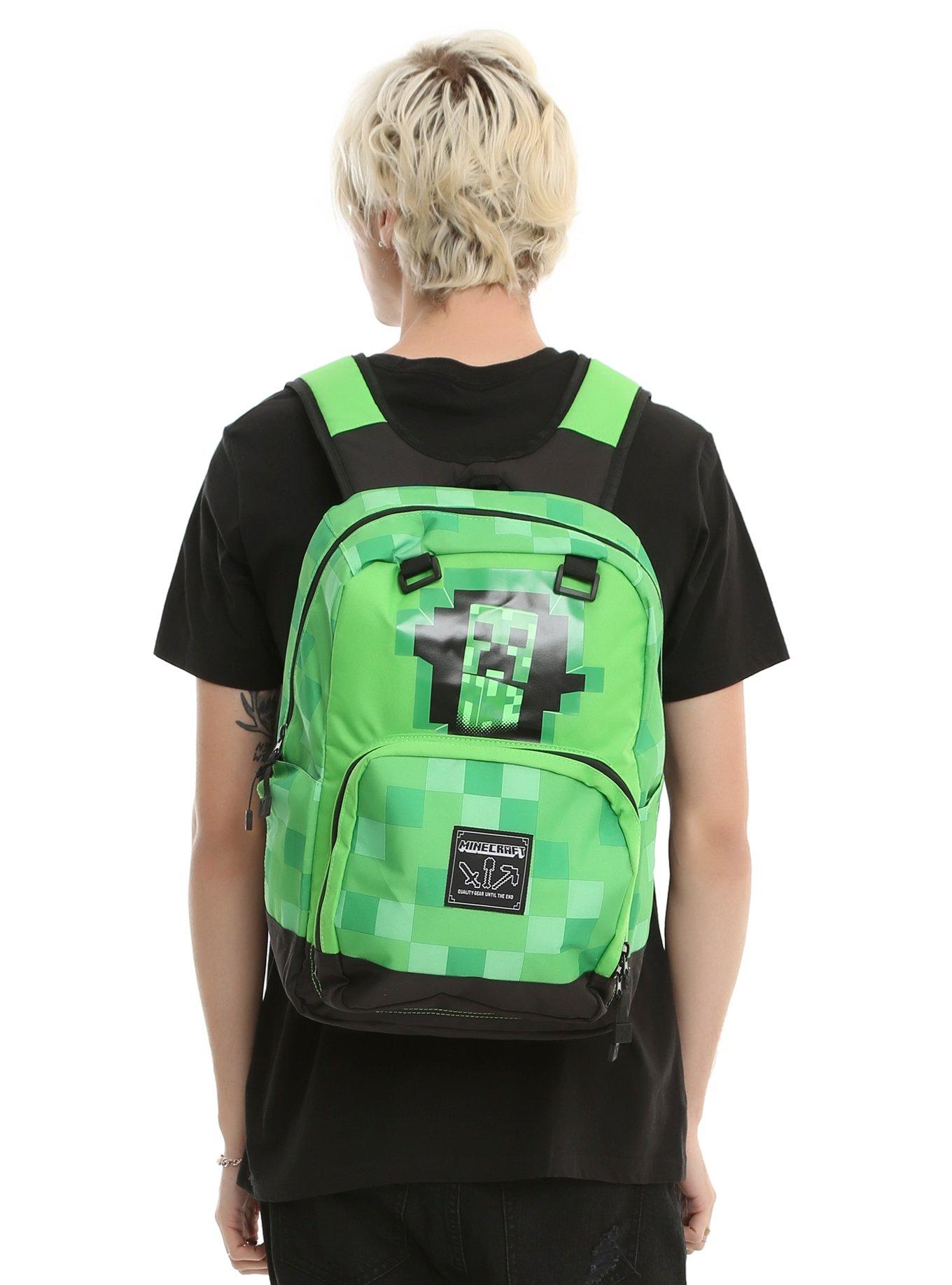 Minecraft Creeper Block Backpack, , hi-res