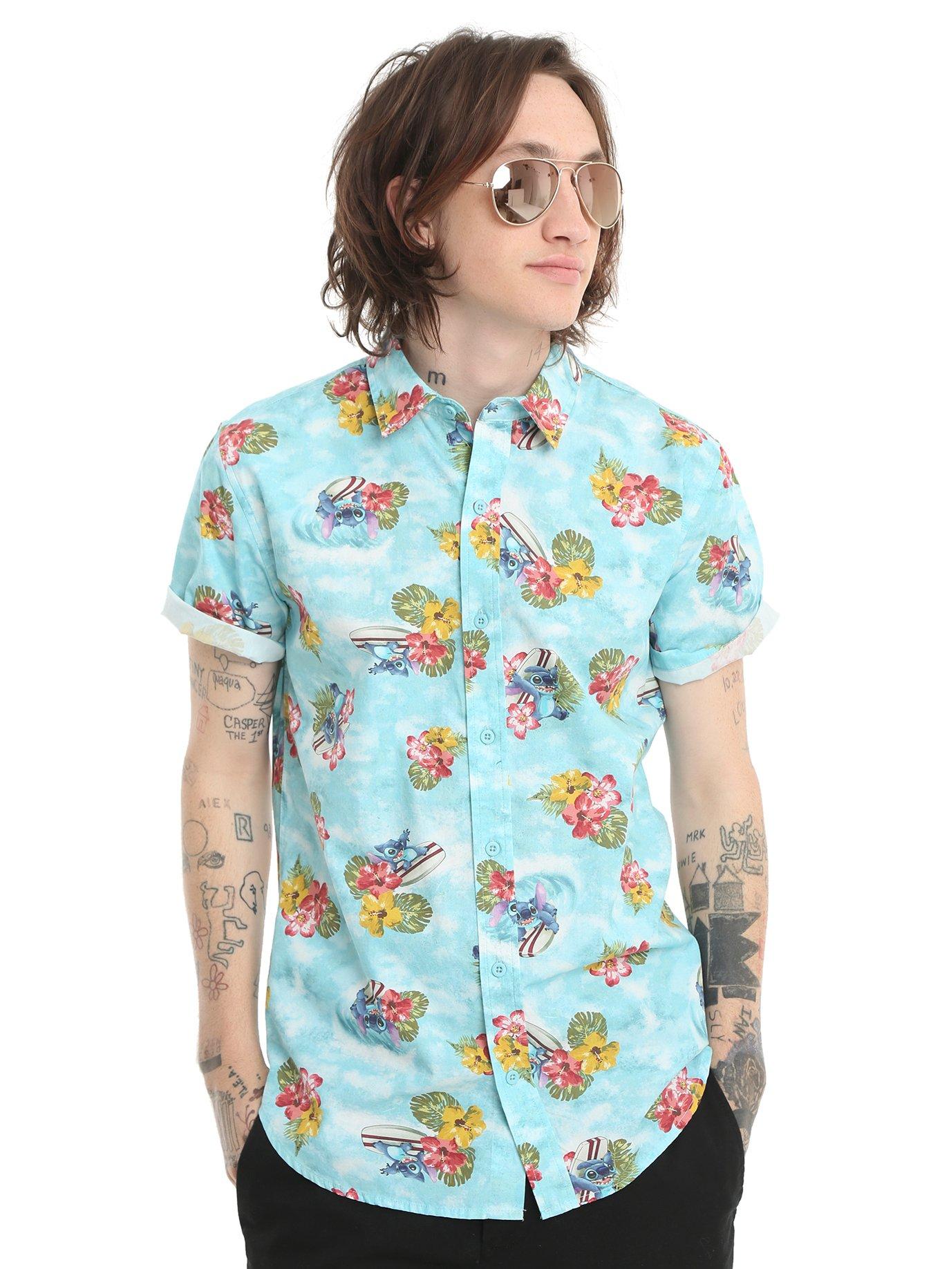 Ladies Plus Disney Lilo & Stitch Short Sleeve Fashion Top 