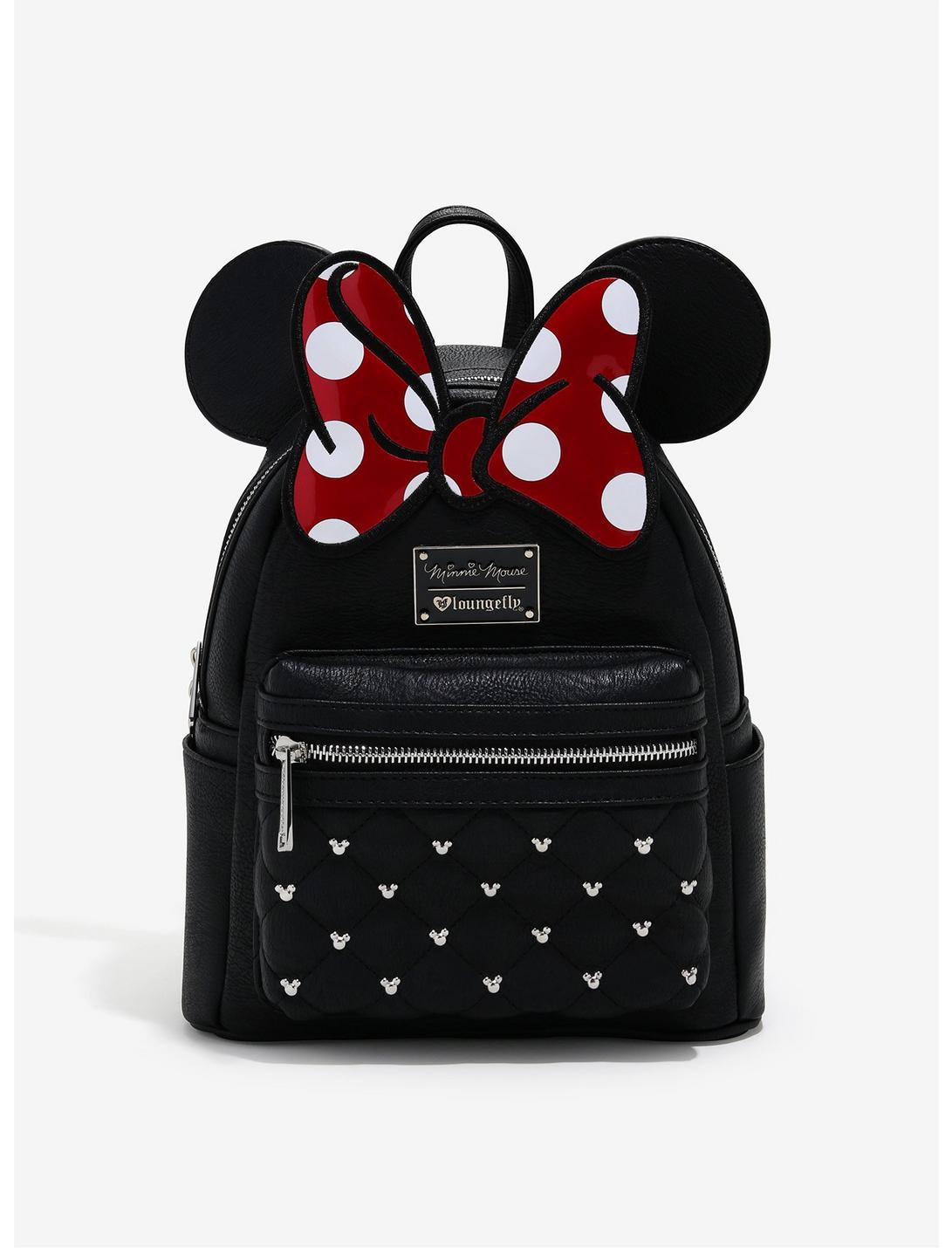 Loungefly Disney Minnie Mouse Bow Ears Mini Backpack, , hi-res