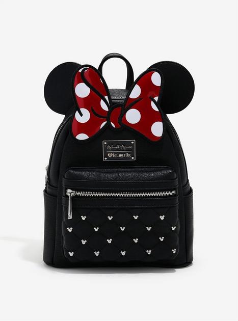 Loungefly Disney Mickey & Minnie Mouse Bow Hardware Mini Backpack Allover NWT 51i2VUHW2PL._AC_SY200_QL15_.jpg main image 3