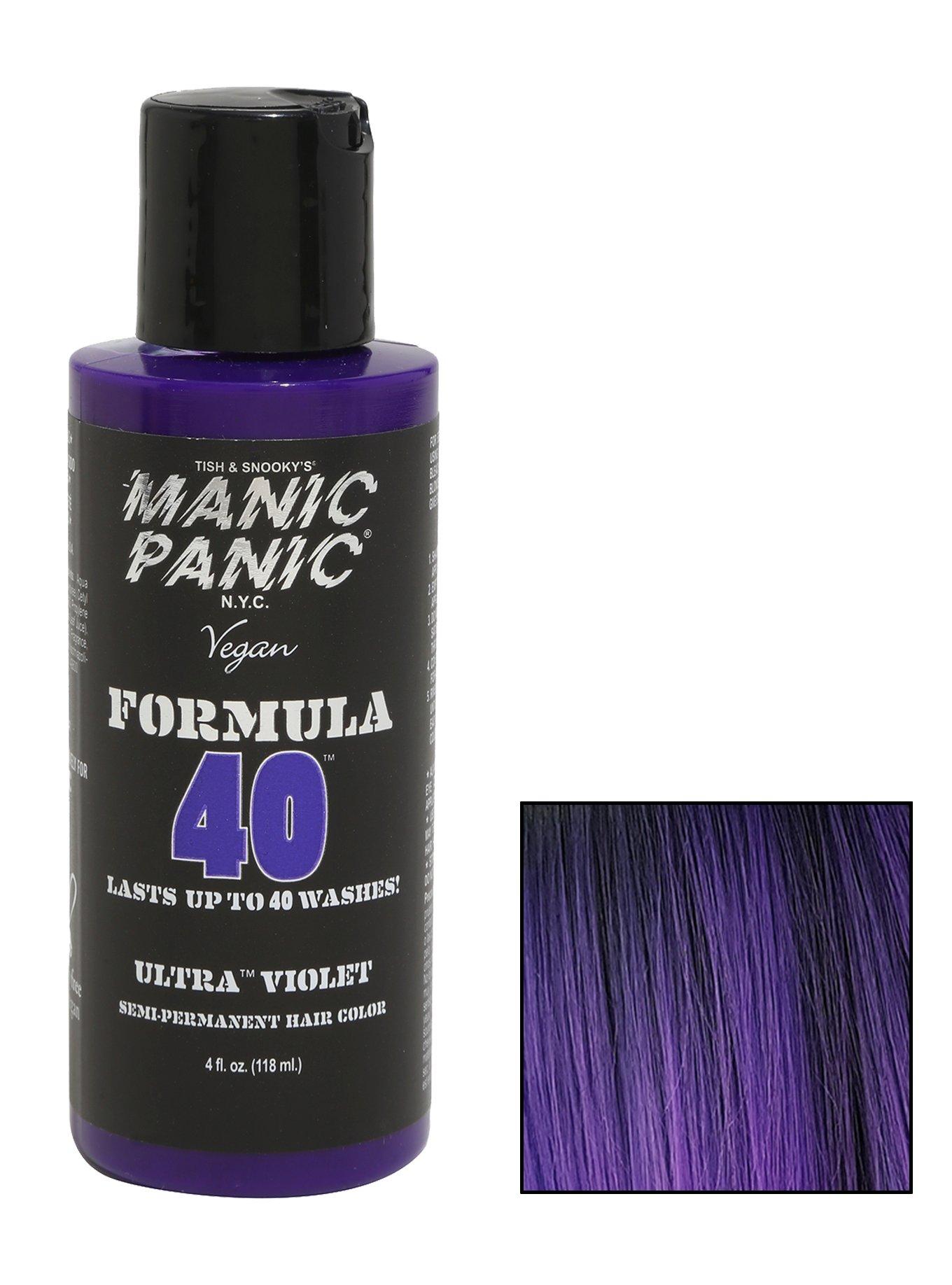 Manic Panic Formula 40 Ultra Violet Semi-Permanent Hair Dye, , hi-res