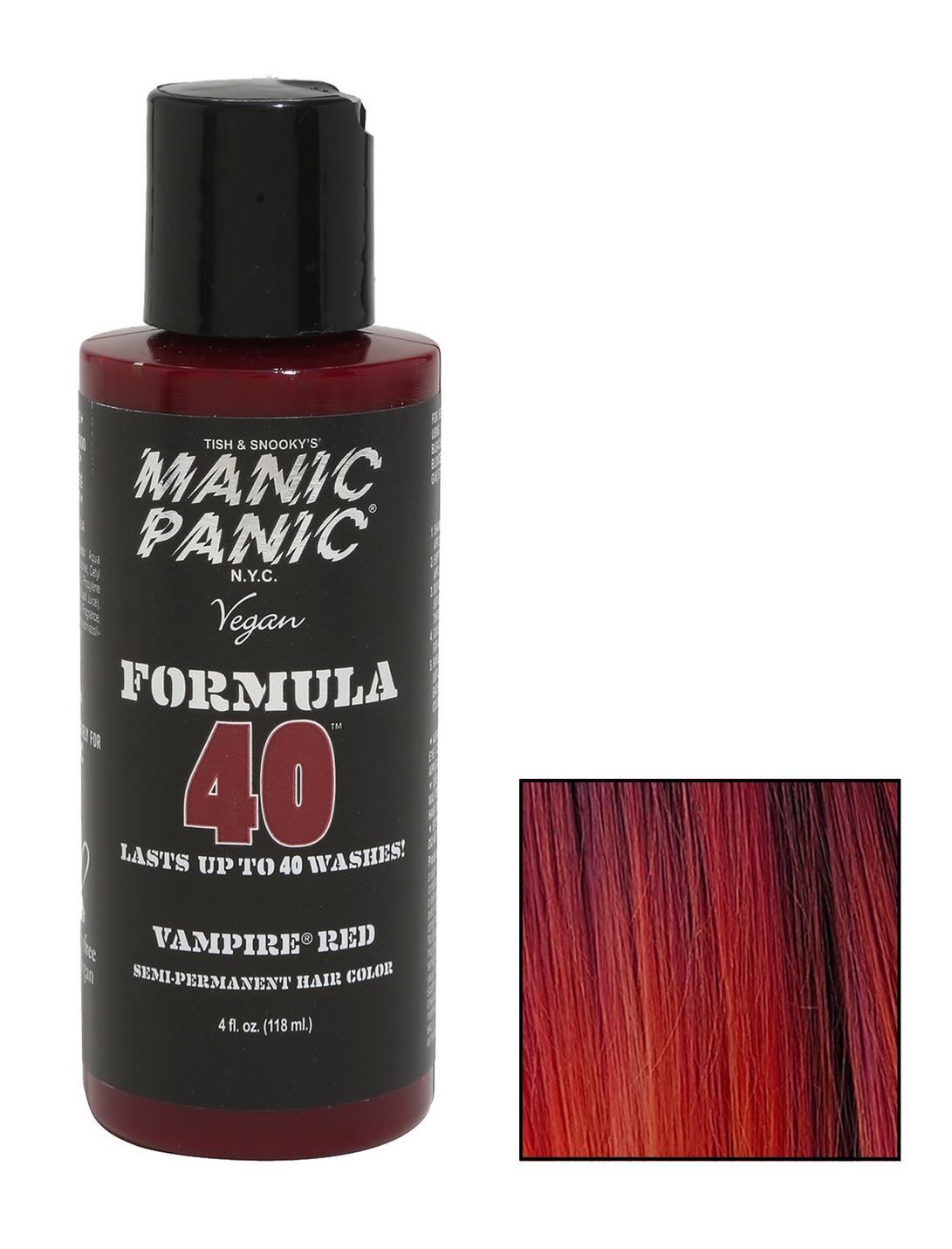 Manic Panic Formula 40 Vampire Red Semi-Permanent Hair Dye, , hi-res