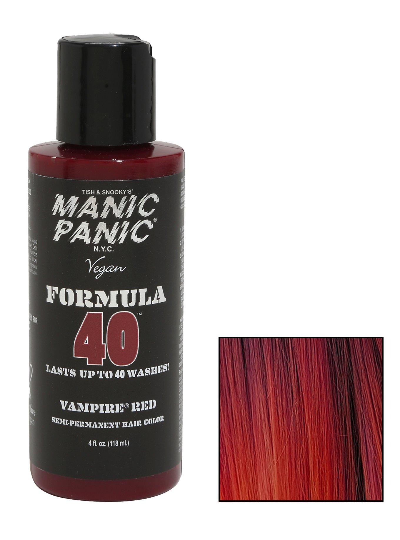 Manic Panic Formula 40 Vampire Red Semi-Permanent Hair Dye, , hi-res