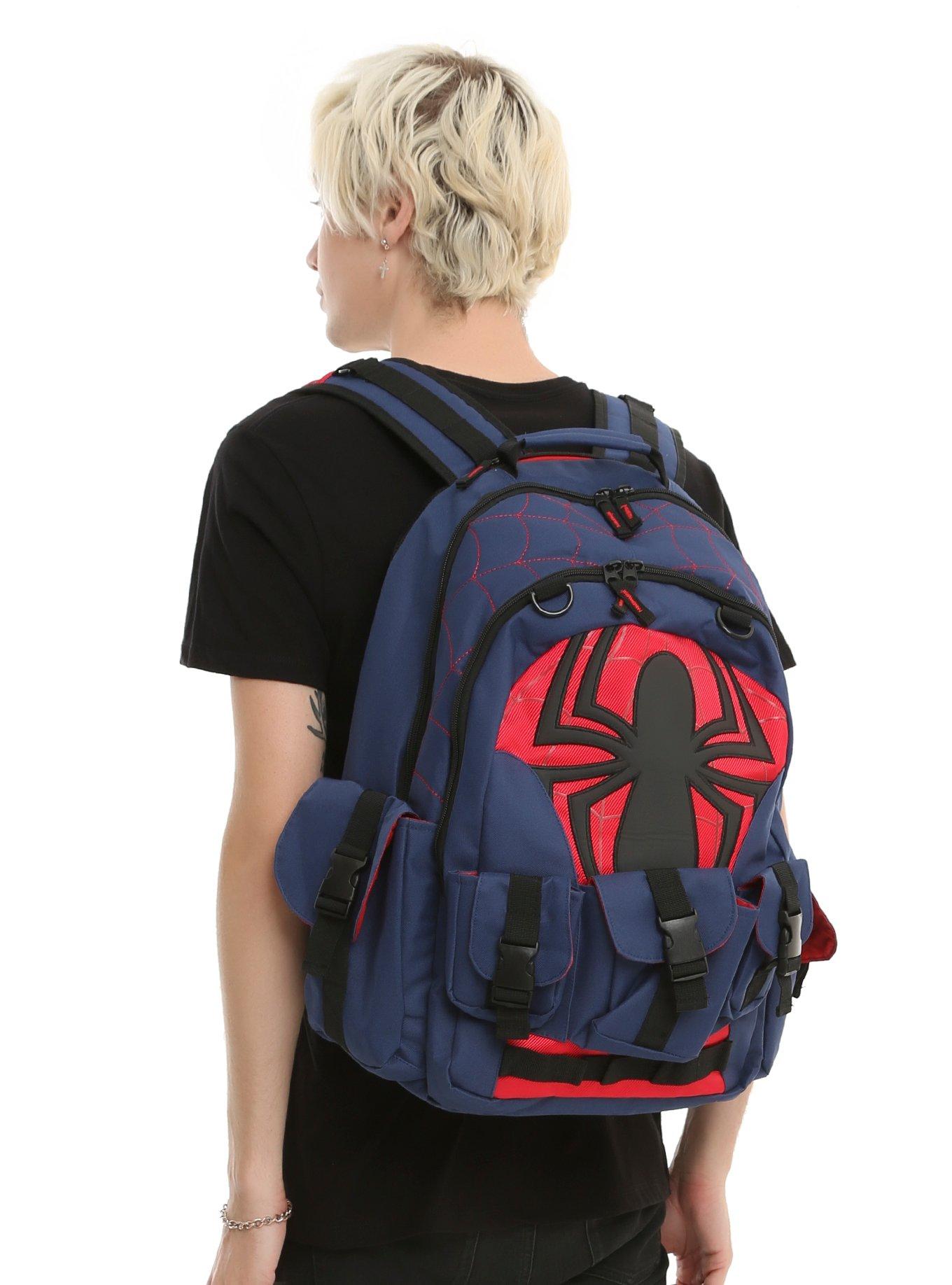 Marvel SpiderMan BuiltUp Backpack Hot Topic