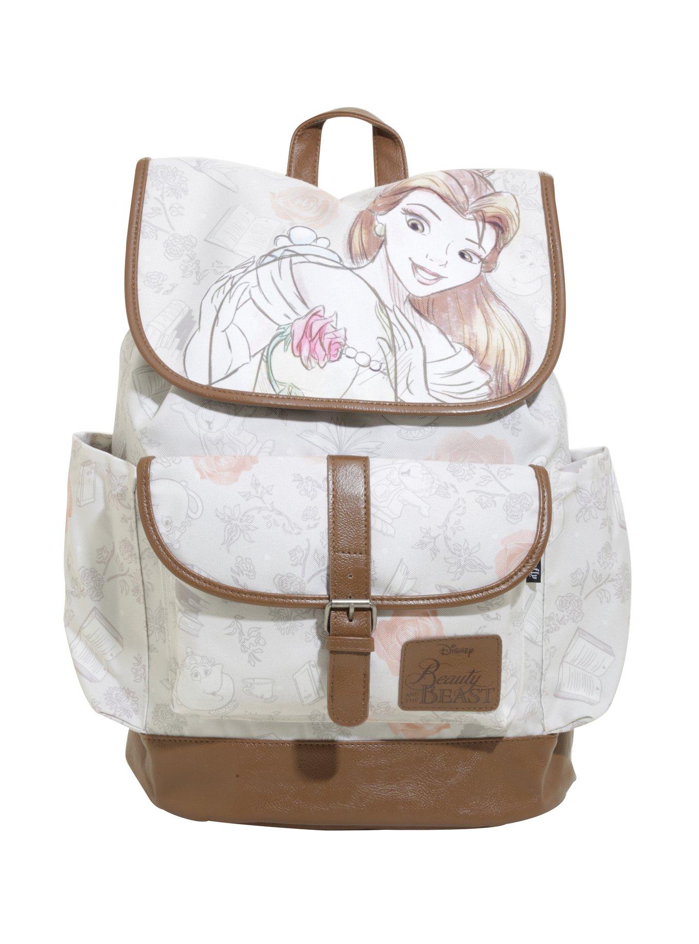 Hot topic beauty and the beast backpack sale