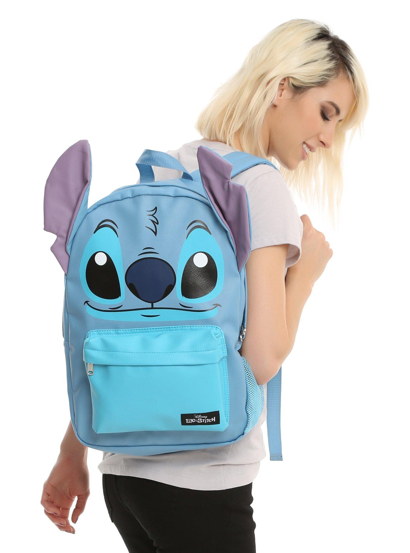 Disney Lilo and Stitch Kids 17 Tie-Dye Backpack, School Book Bag