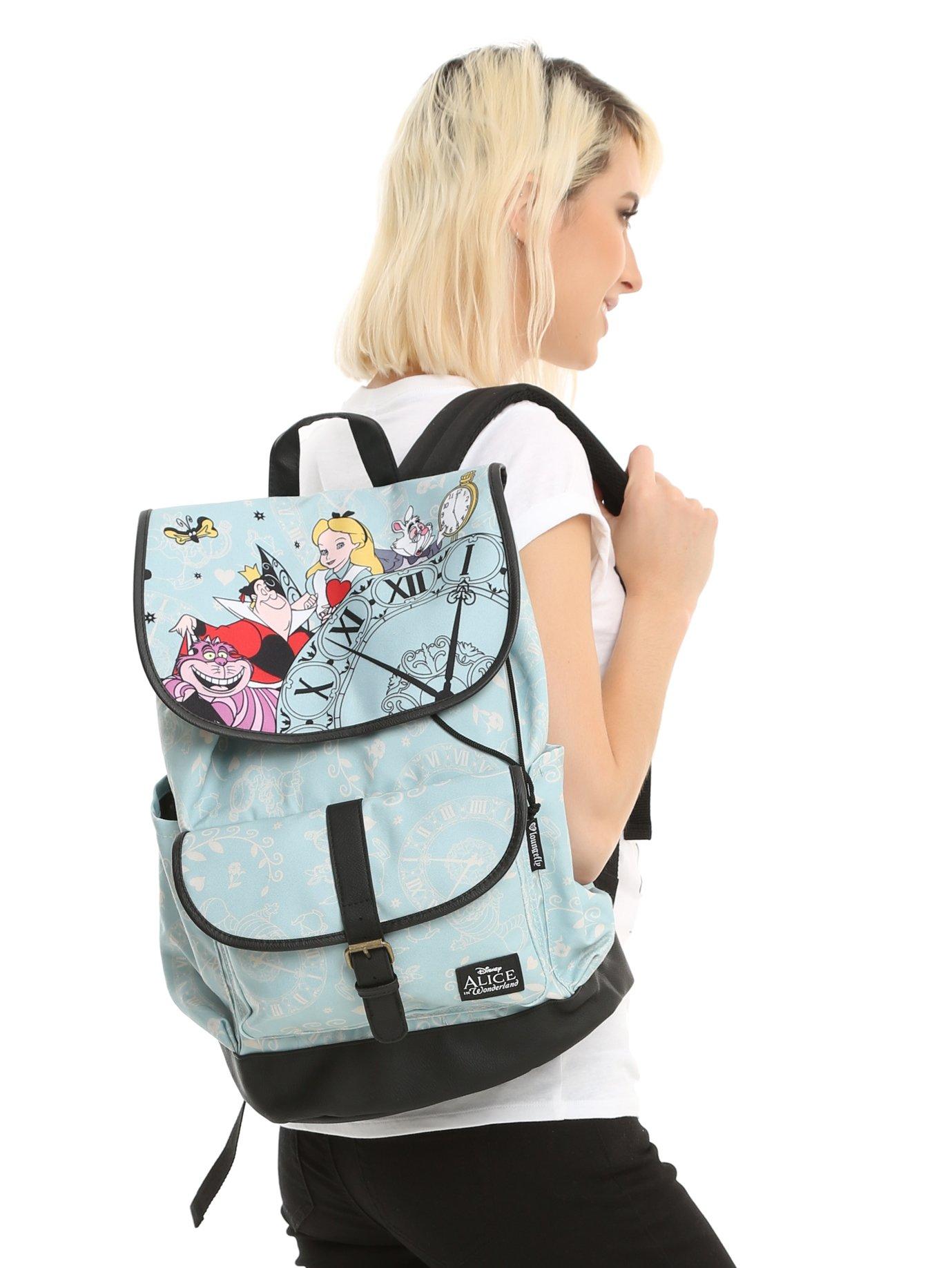 Disney Alice In Wonderland Clock Slouch Backpack, , hi-res