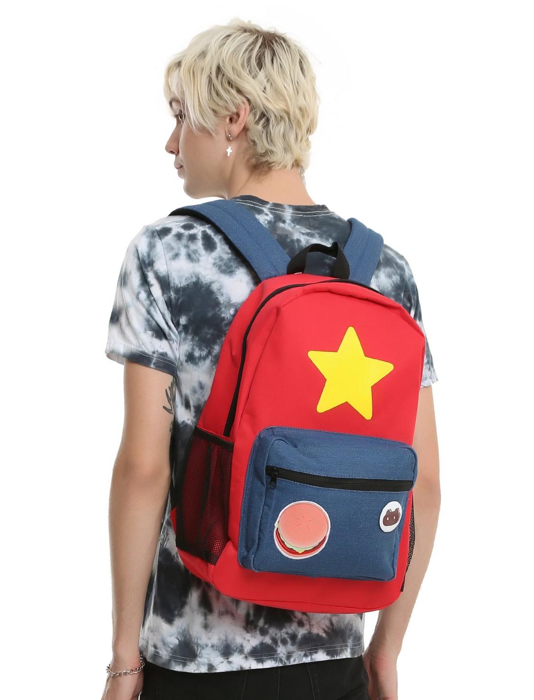Steven Universe Star Cookie Cat Burger Patch Backpack, , hi-res