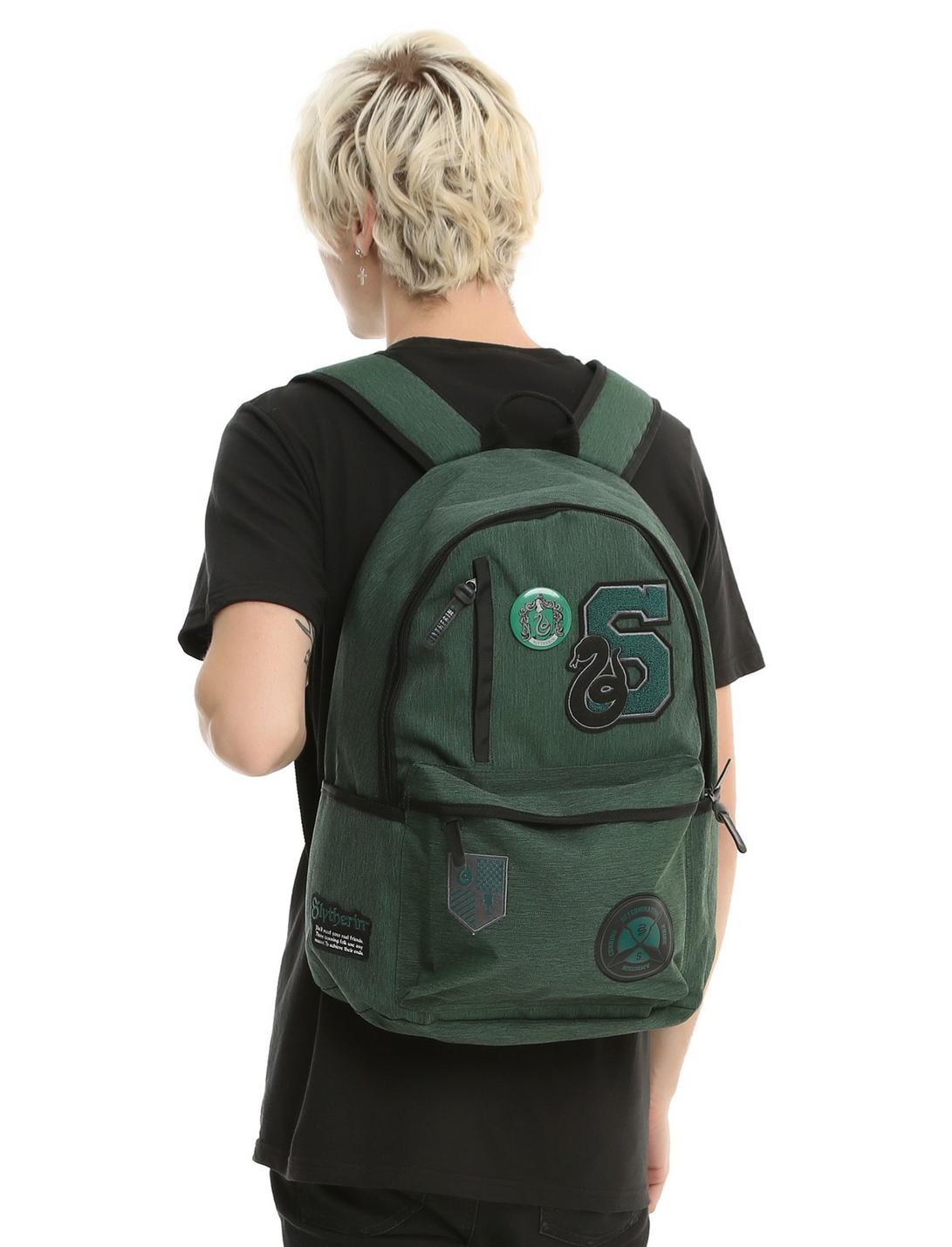 Harry Potter Slytherin Varsity Patch Backpack, , hi-res