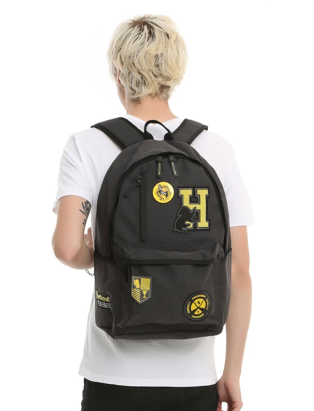 Harry Potter Hufflepuff Varsity Patch Backpack, , hi-res