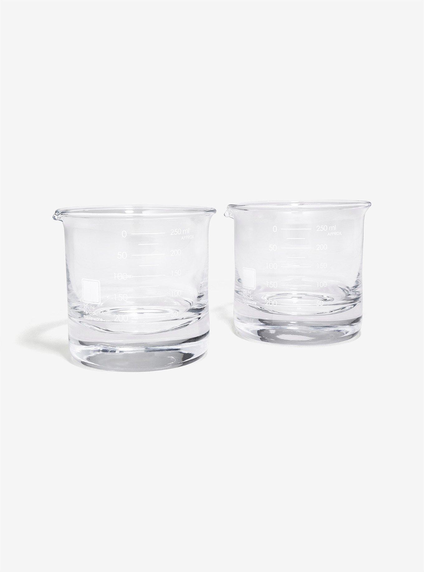 Periodic Tableware Laboratory Beaker Rocks Glass Set, , hi-res