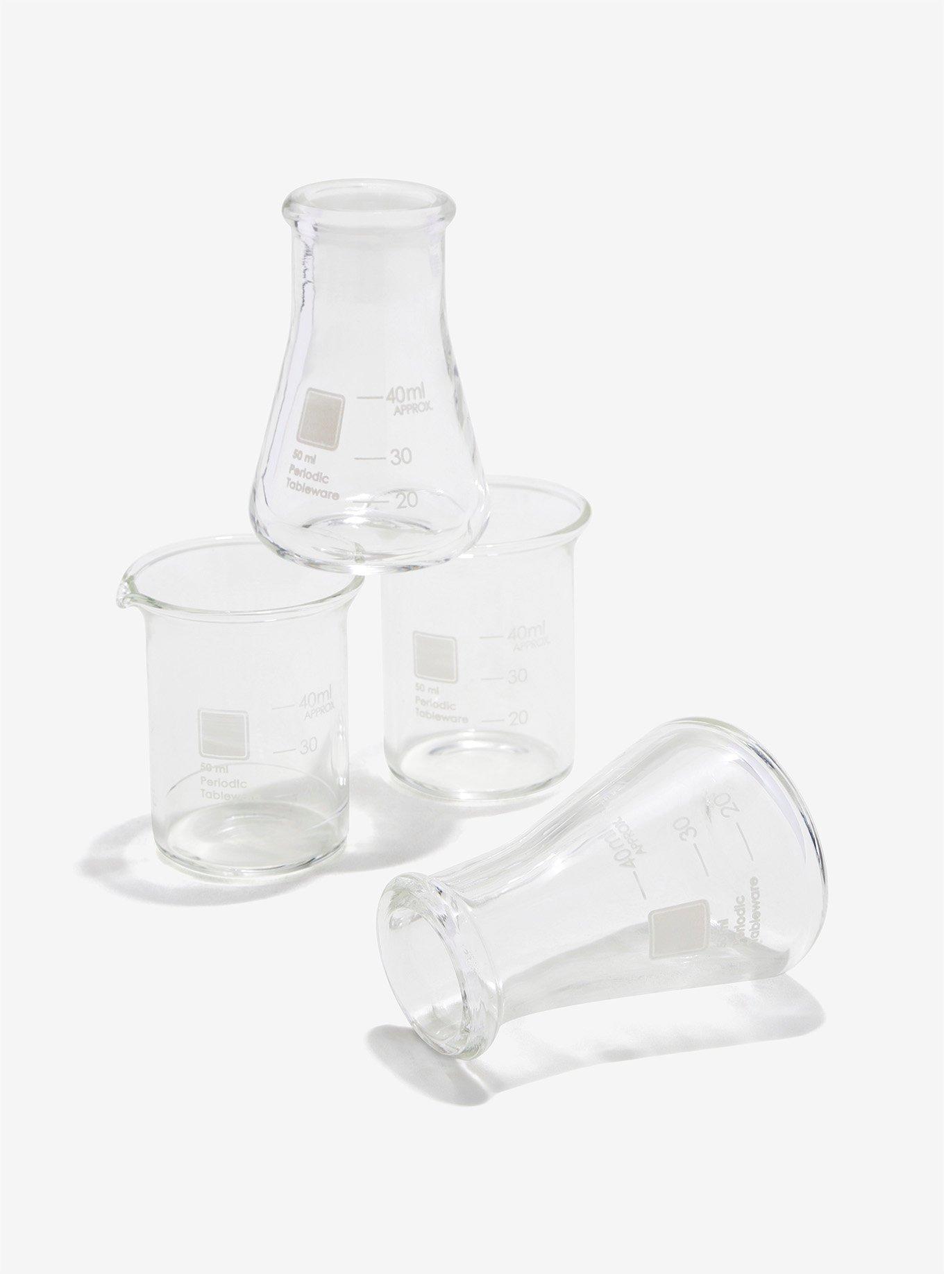 Periodic Tableware Laboratory Beaker Shot Glass Set, , hi-res