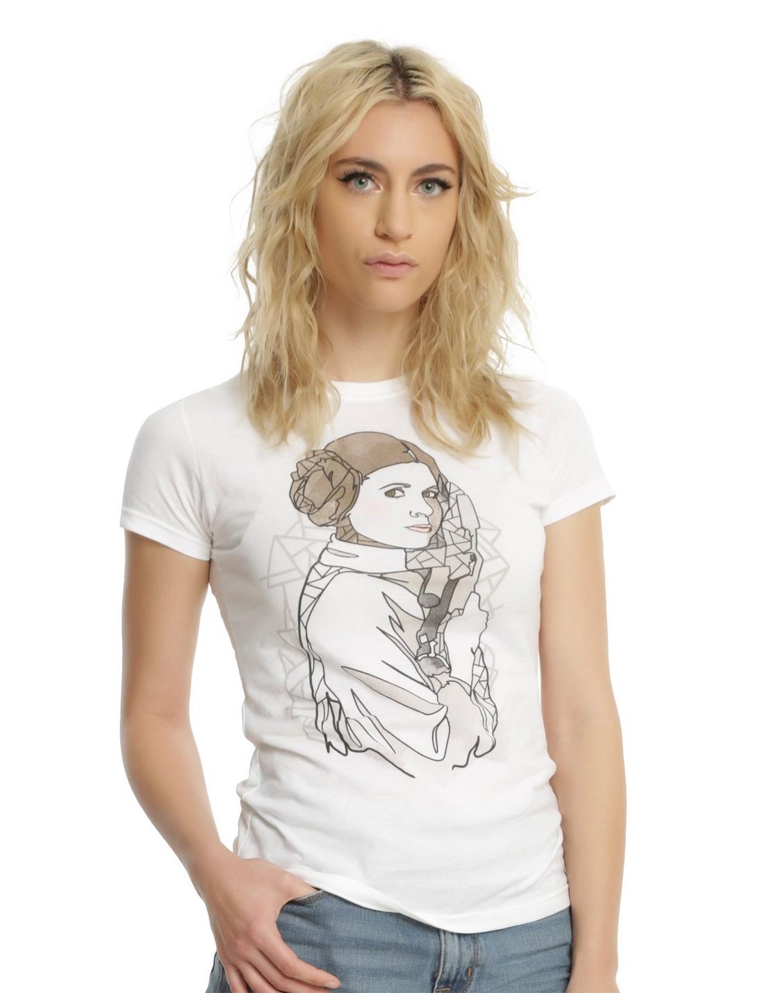 Star Wars Princess Leia Girls T-Shirt, WHITE, hi-res