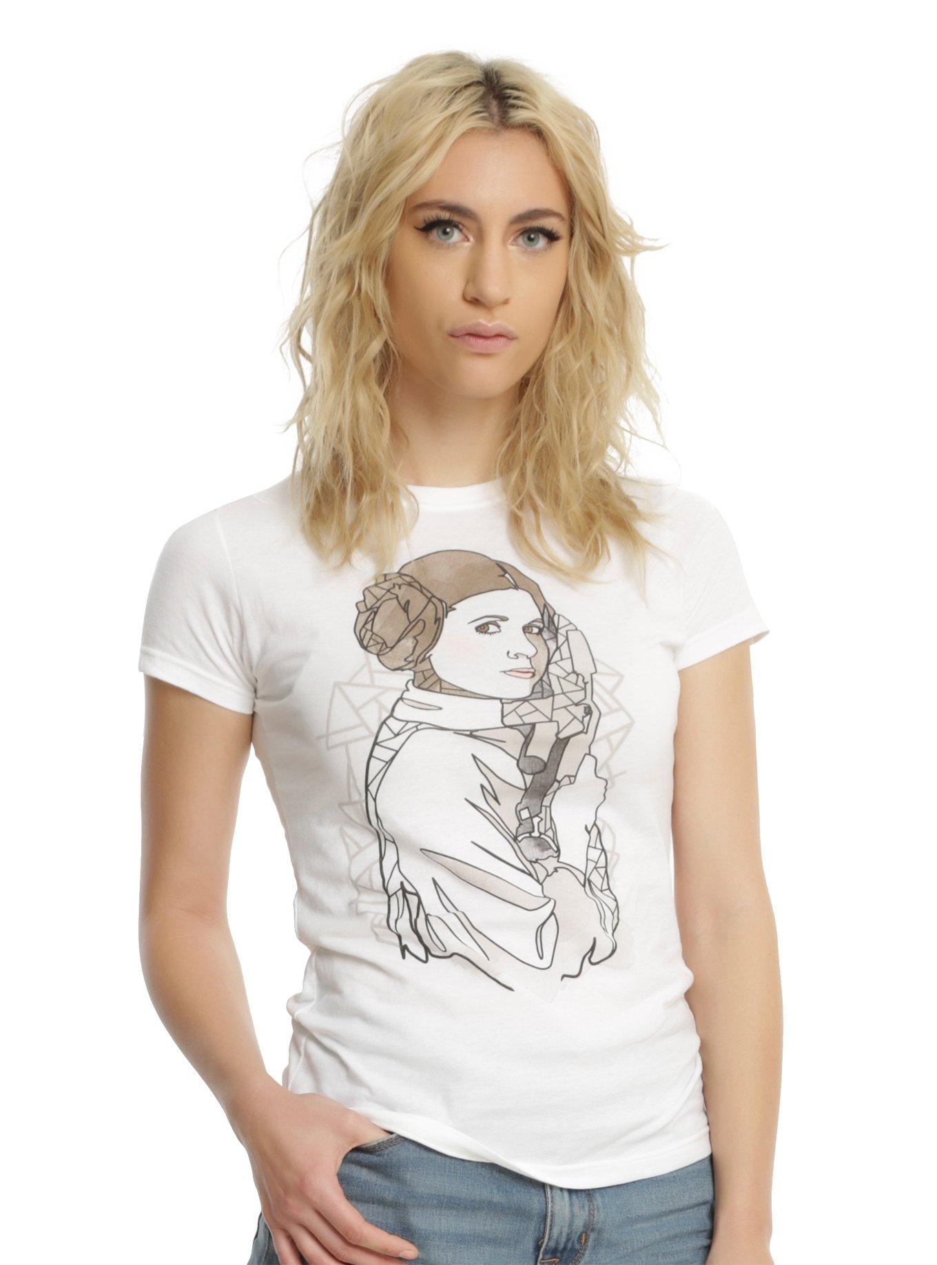 Star Wars Princess Leia Girls T-Shirt, WHITE, hi-res