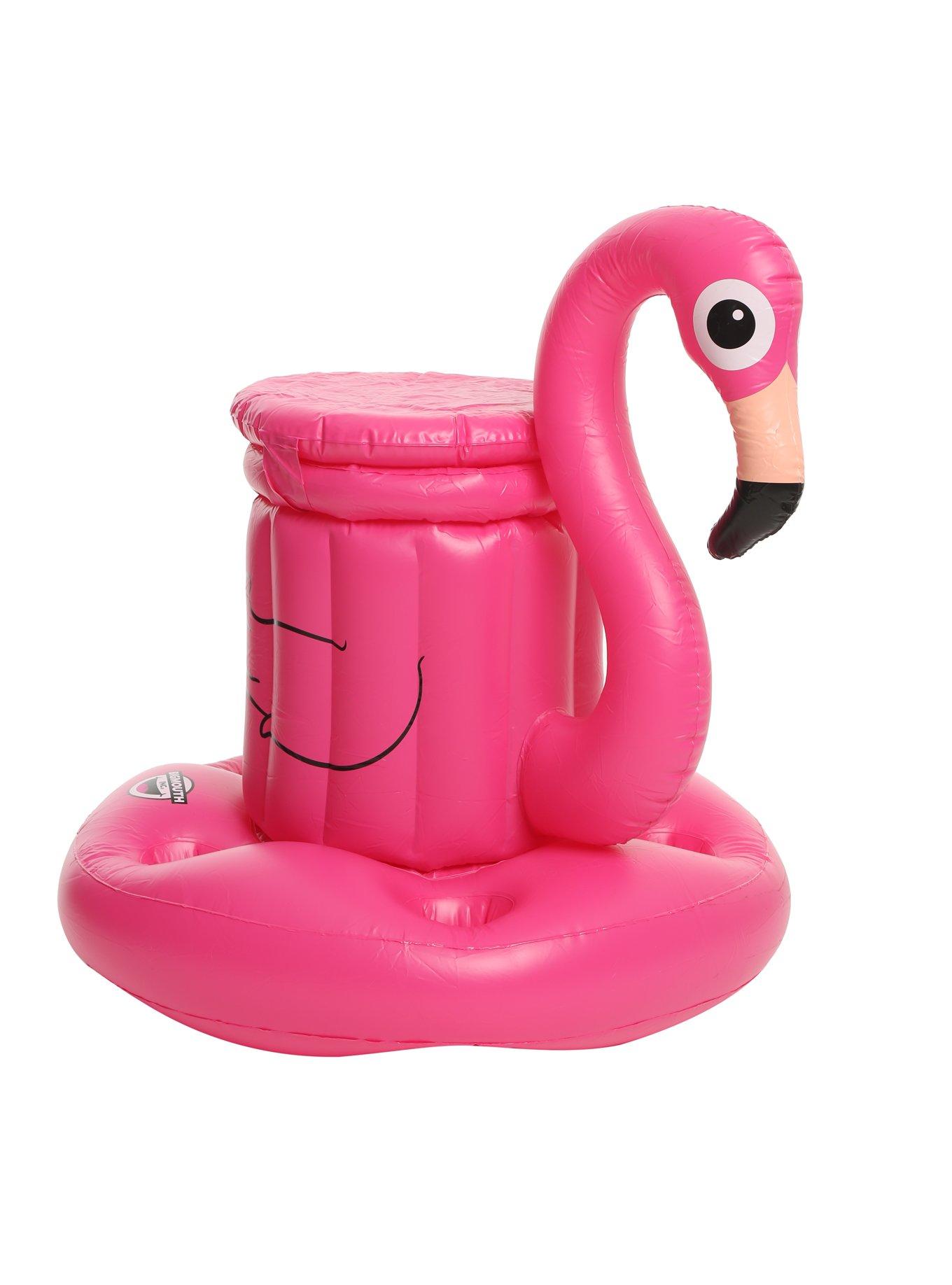 Flamingo Pool Float Cooler, , hi-res