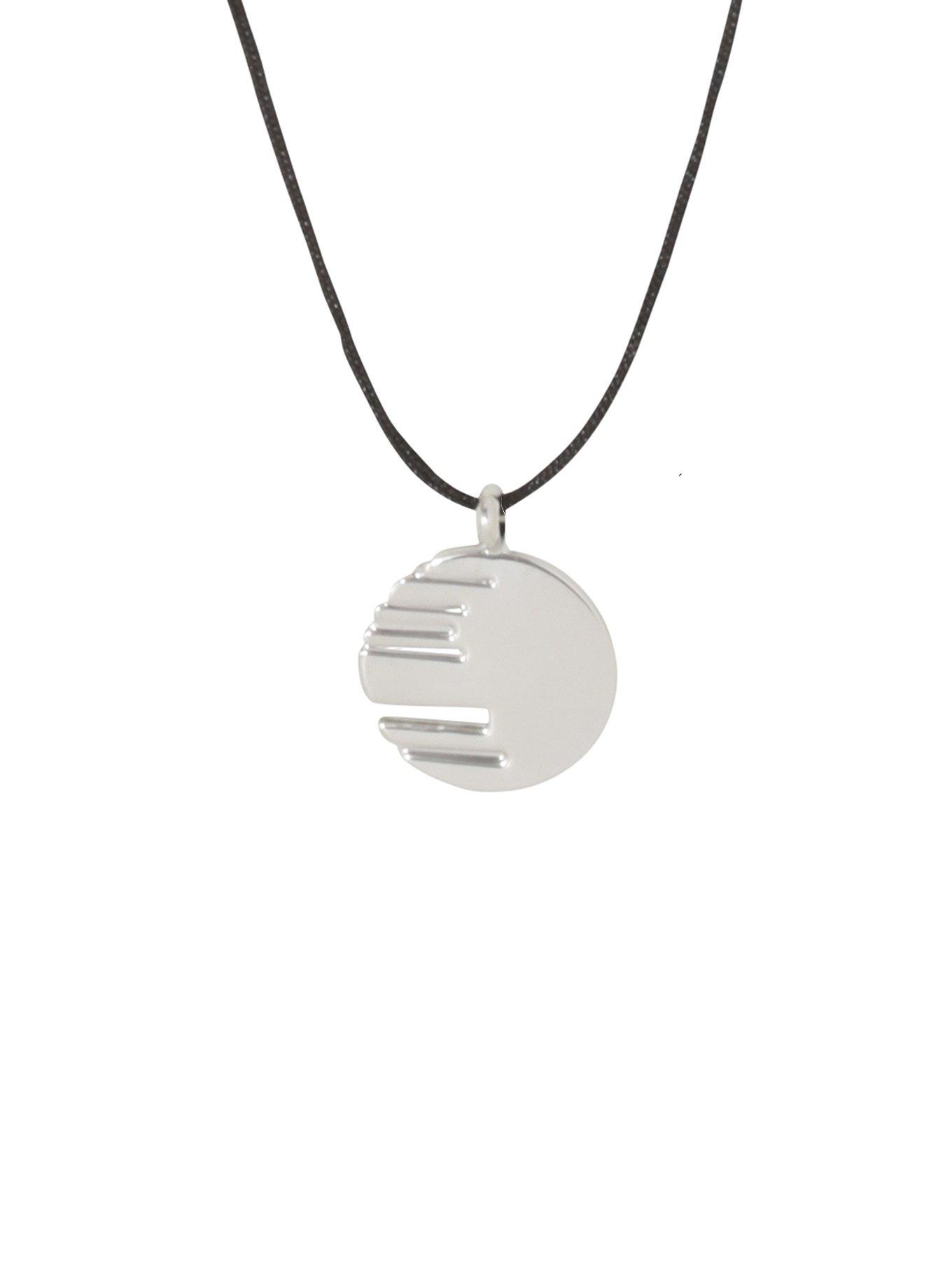 Star Wars Death Star Silhouette Necklace, , hi-res