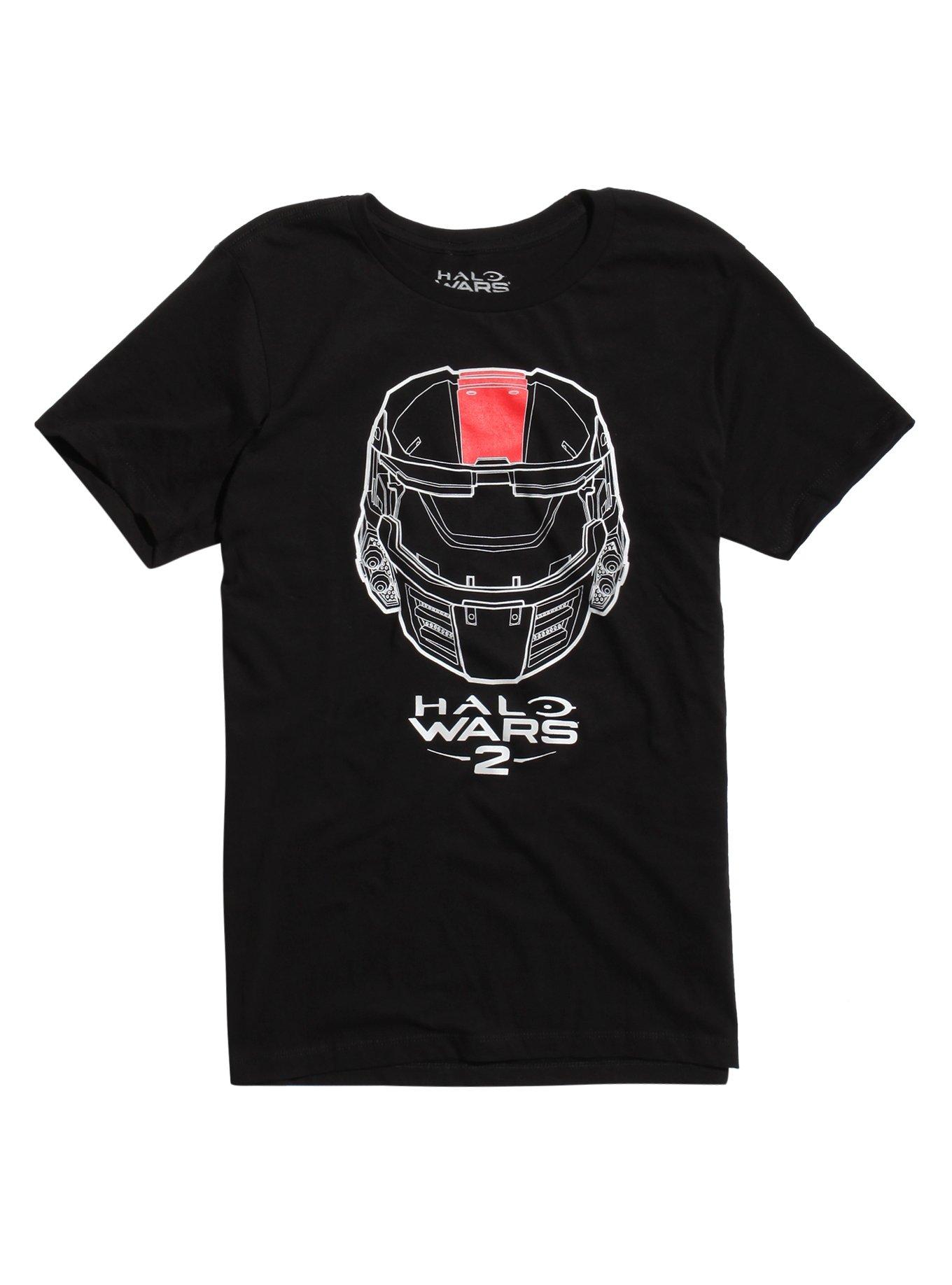 Halo Wars 2 Spartan Helmet T-Shirt, BLACK, hi-res