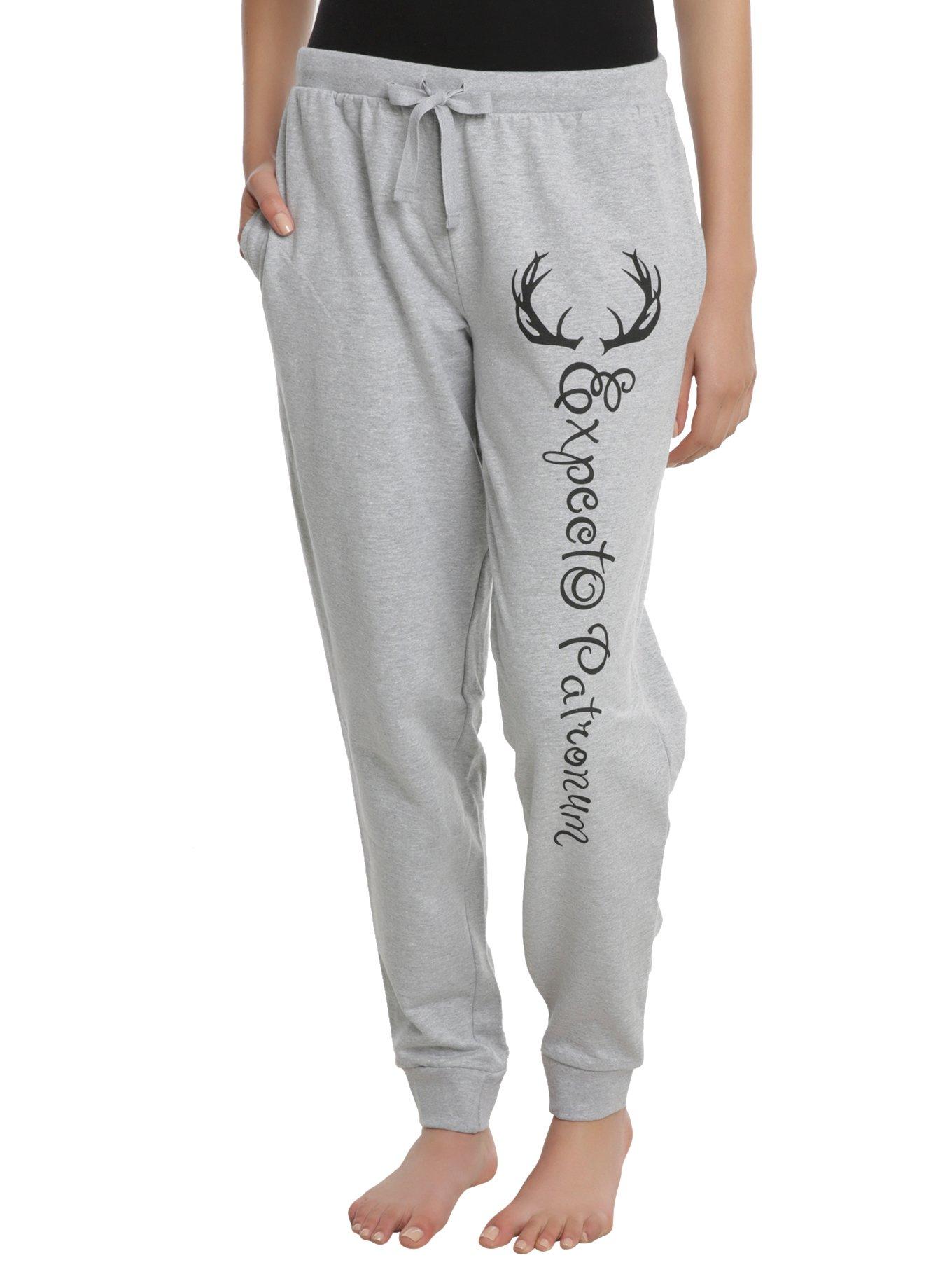Harry Potter Expecto Patronum Prongs Girls Jogger Pants, GREY, hi-res
