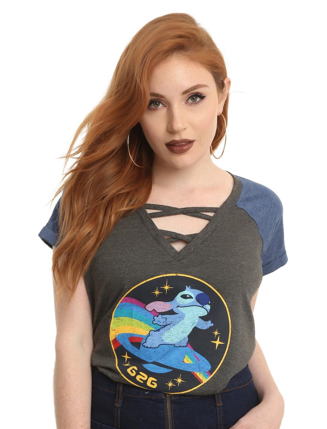 Disney Lilo & Stitch Space Girls T-Shirt, GREY, hi-res