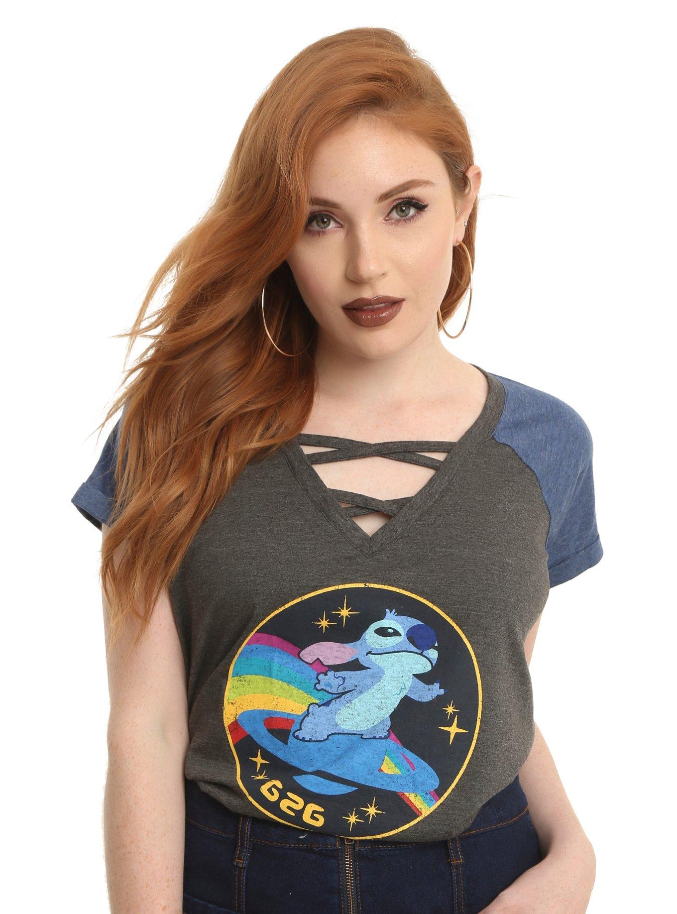Disney Lilo & Stitch Space Girls T-Shirt, GREY, hi-res