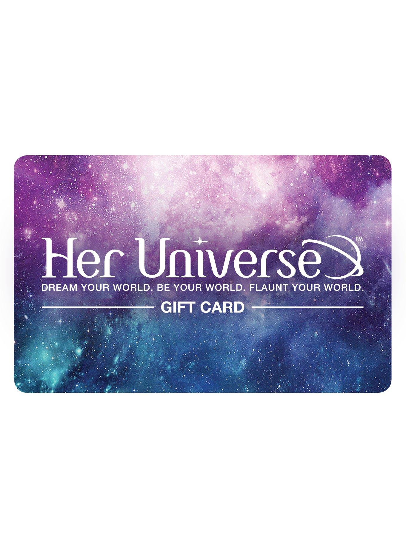 $25 Her Universe Galaxy Gift Card, MULTI, hi-res