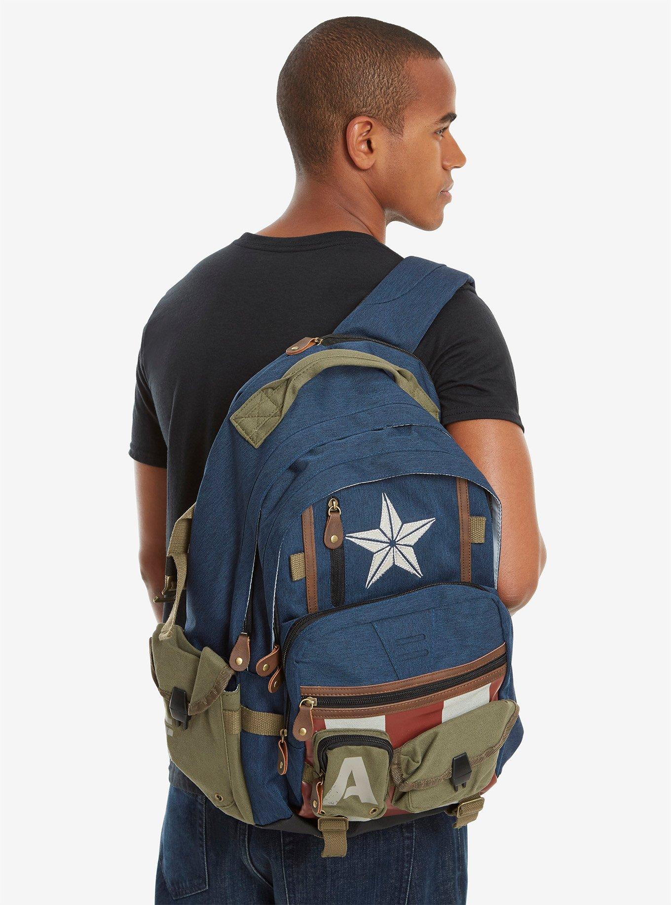 Marvel captain america backpack hotsell