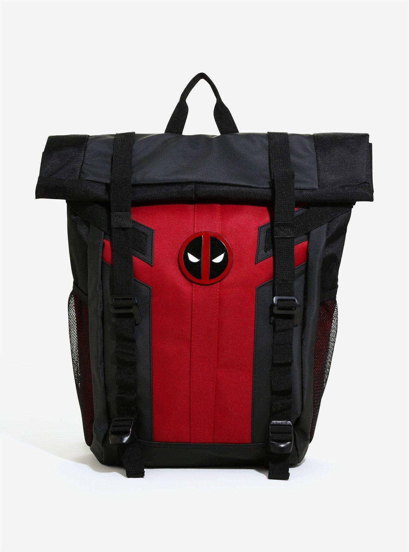Marvel Deadpool Rolltop Backpack BoxLunch Exclusive BoxLunch