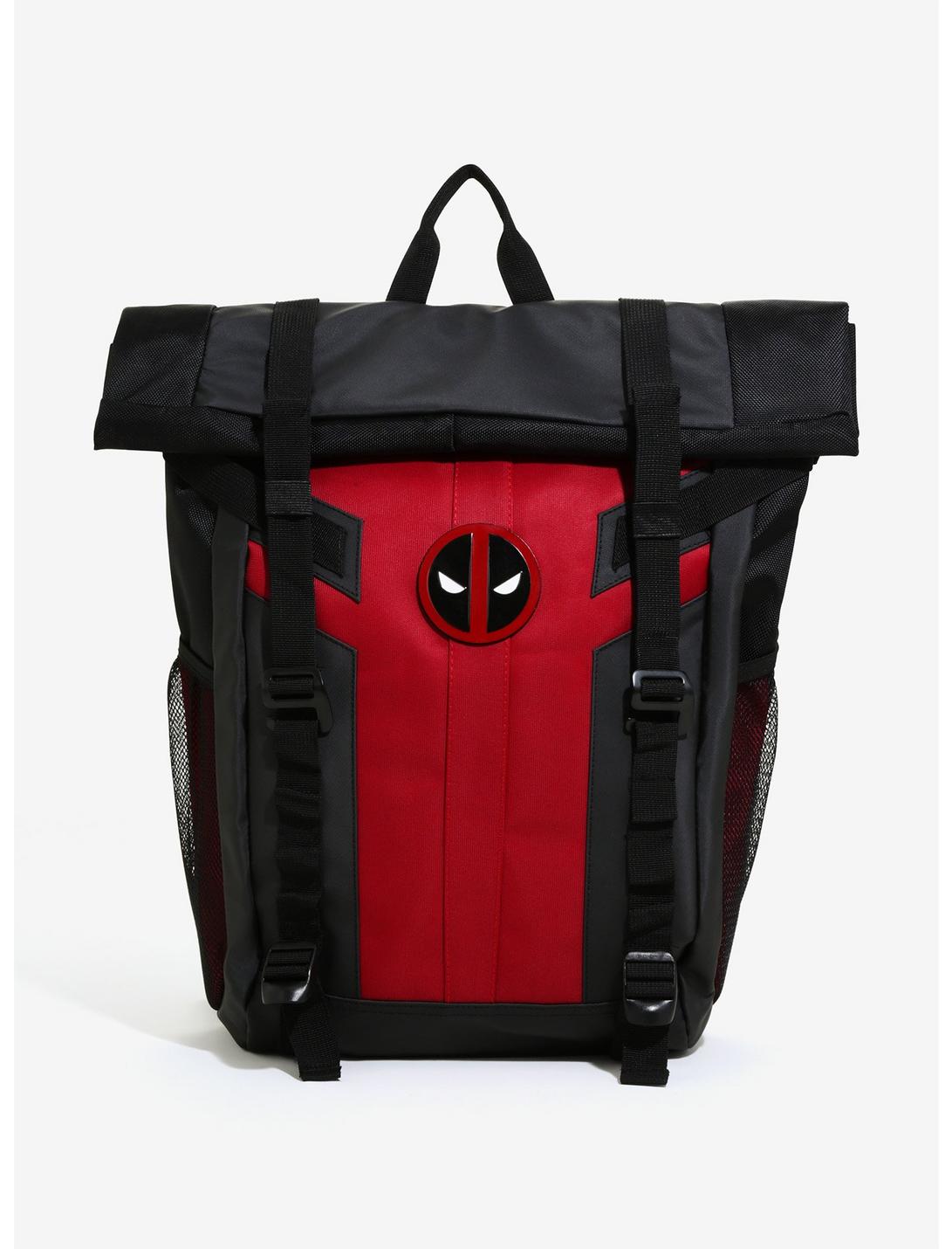 Marvel Deadpool Rolltop Backpack - BoxLunch Exclusive, , hi-res