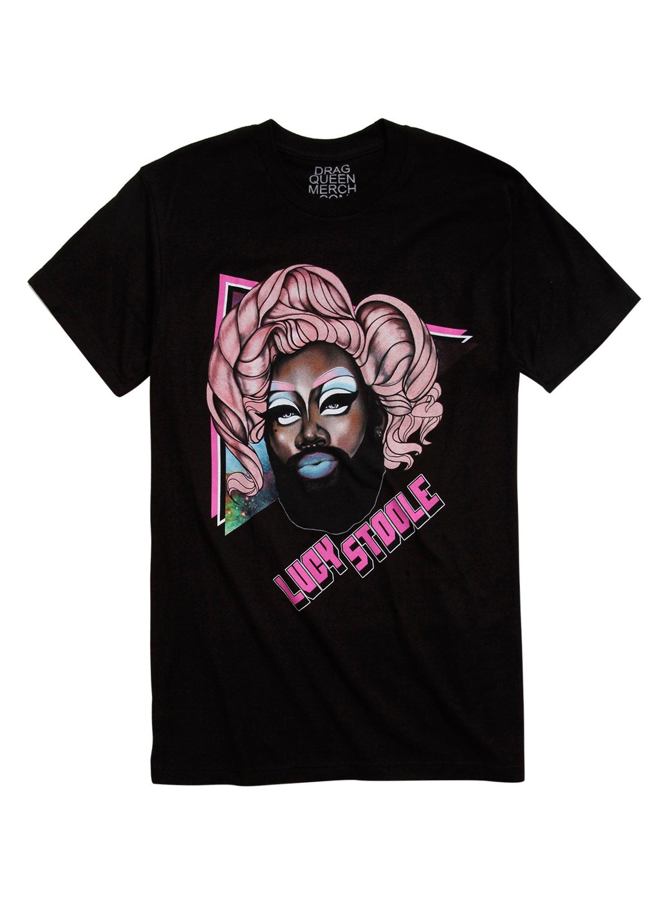 Drag Queen Merch Lucy Stoole T-Shirt, BLACK, hi-res