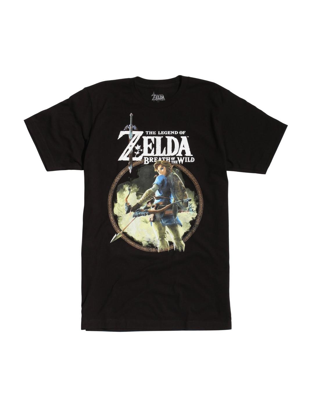 The Legend Of Zelda: Breath Of The Wild Link Bow & Arrow T-Shirt, BLACK, hi-res