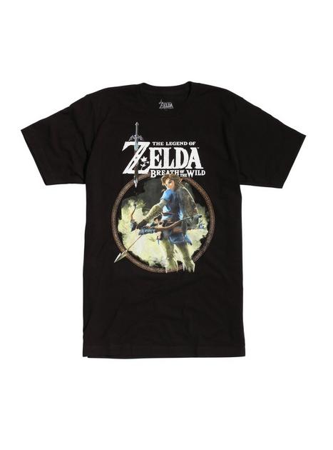 The Legend Of Zelda: Breath Of The Wild Link Bow & Arrow T-Shirt | Hot ...